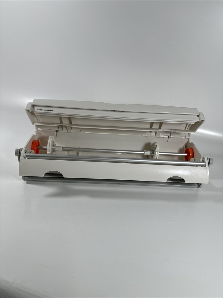 Wrapmaster WM 1500 Aluminum Foil Dispenser Cutter Wrap Master White kitchen