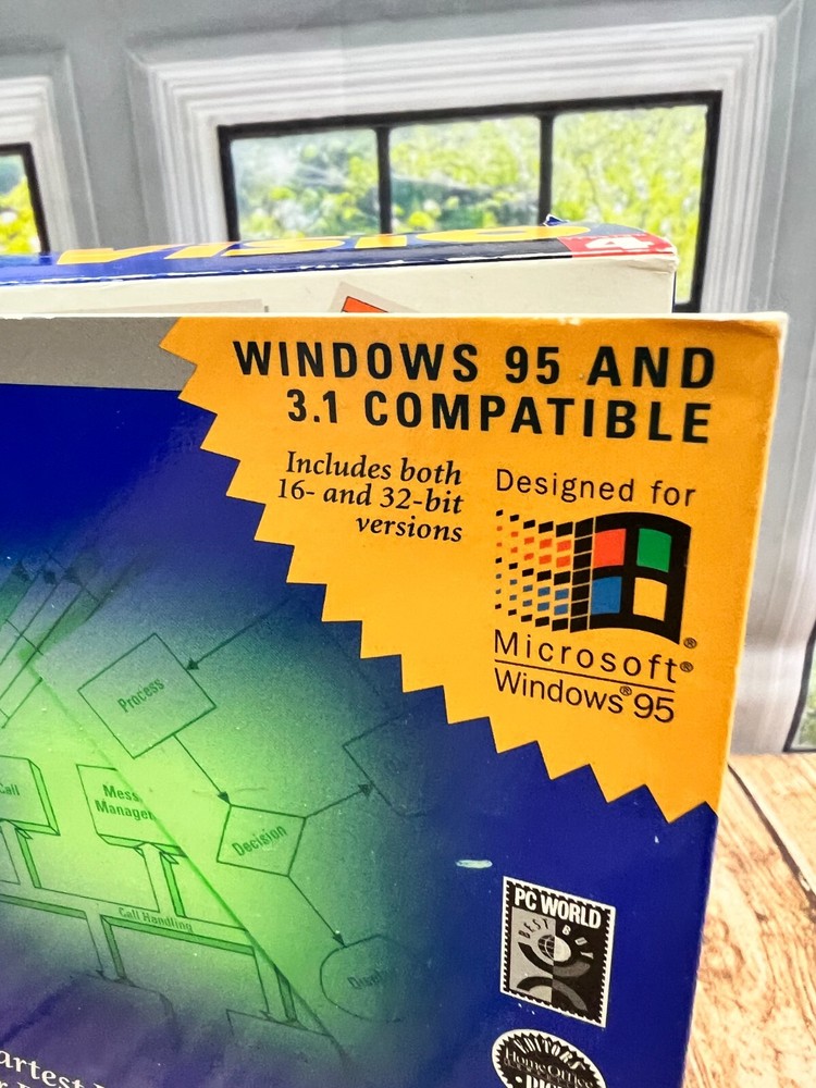 Visio CD Rom & 3.5" Disks Version 4 Windows 95 and 3.1 Compatible