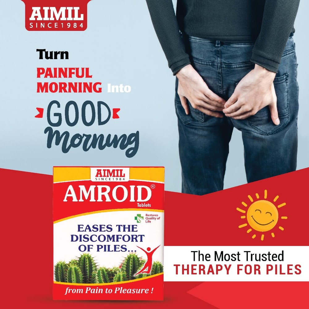AIMIL Amroid Herbal Capsules 30 Count