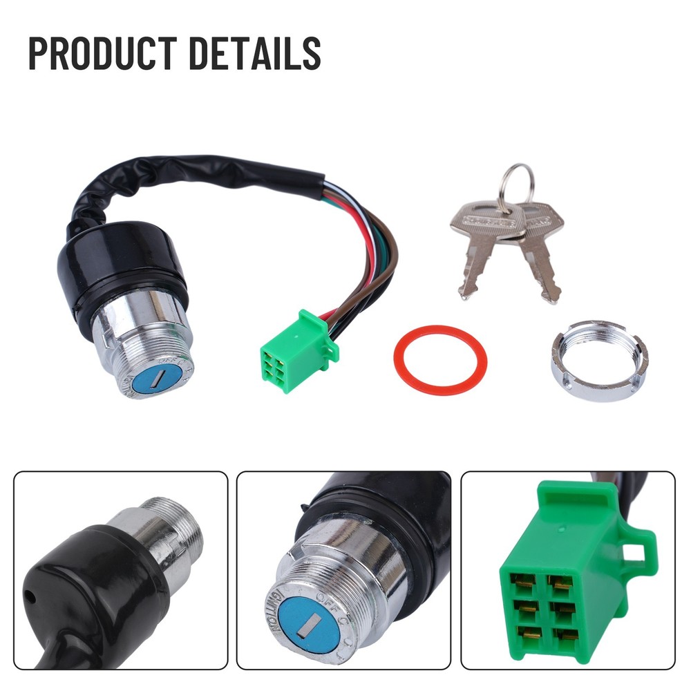 Ignition Switch Ignition Key Switch Motorbike Switch Lock Keys Set