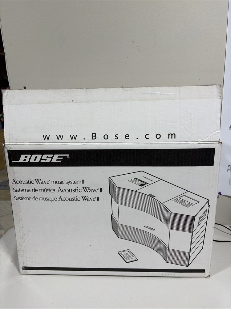 Bose Acoustic Wave Music System II Graphite- Box Only!!