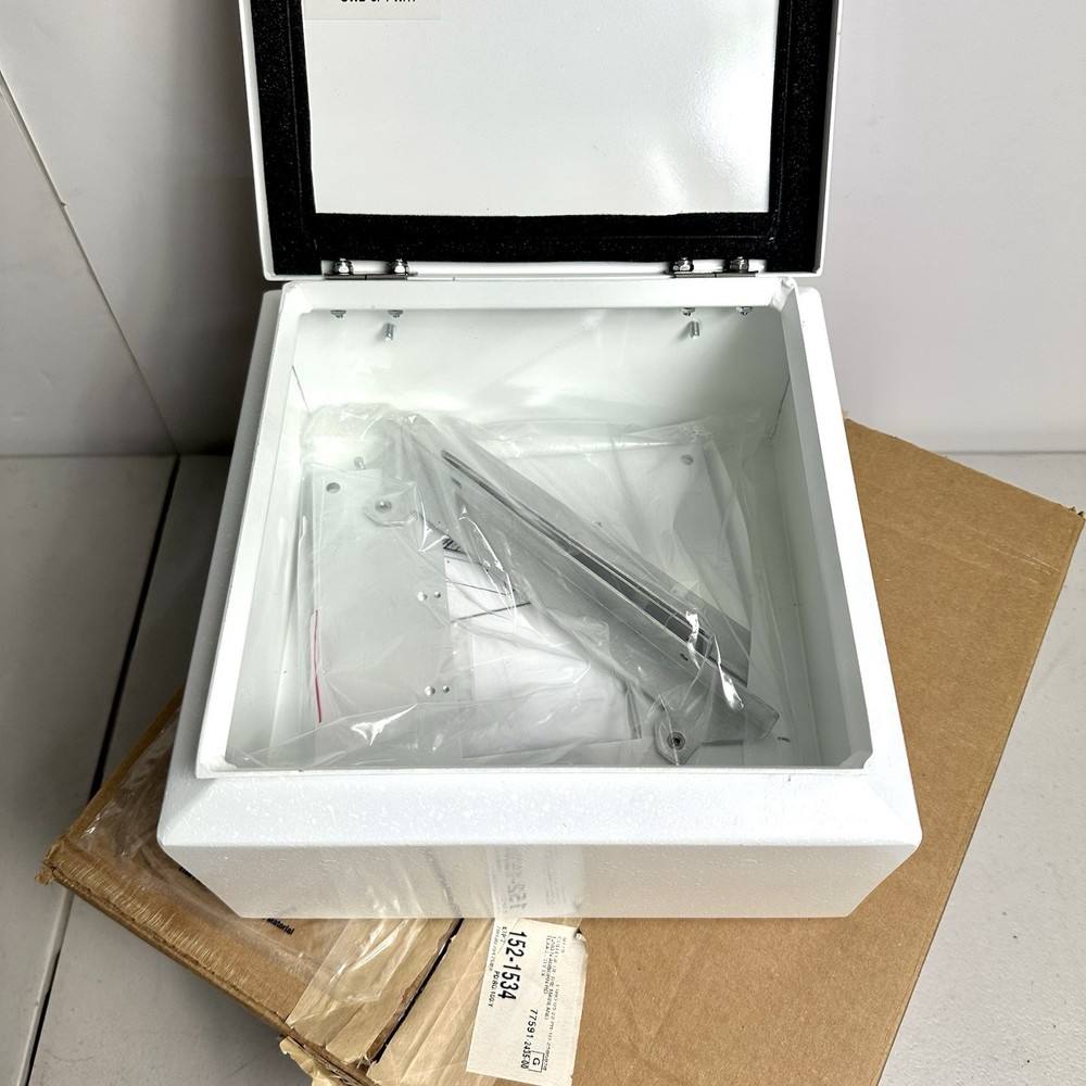 FSR OWB-CP1-WHT Outdoors locking wall box
