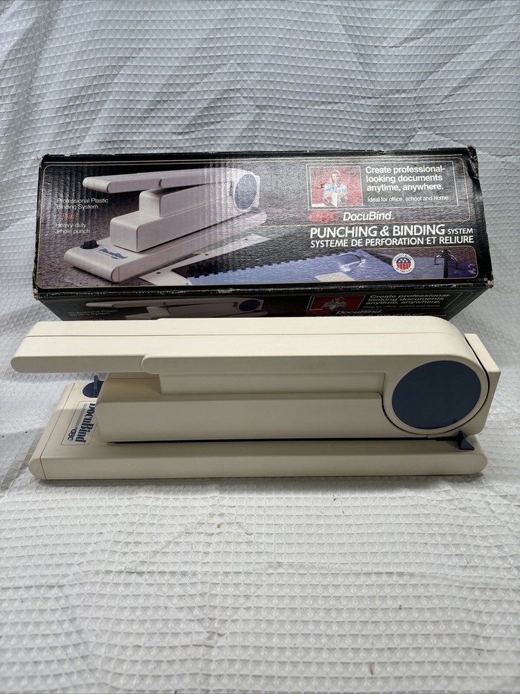 GBC DocuBind Heavy Duty 3-Hole Punch And Binding System