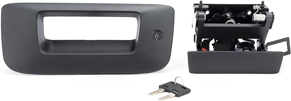 Tailgate Handle Kit, Tail Gate Bezel Lock For 07-14 Chevy Silverado GMC Sierra