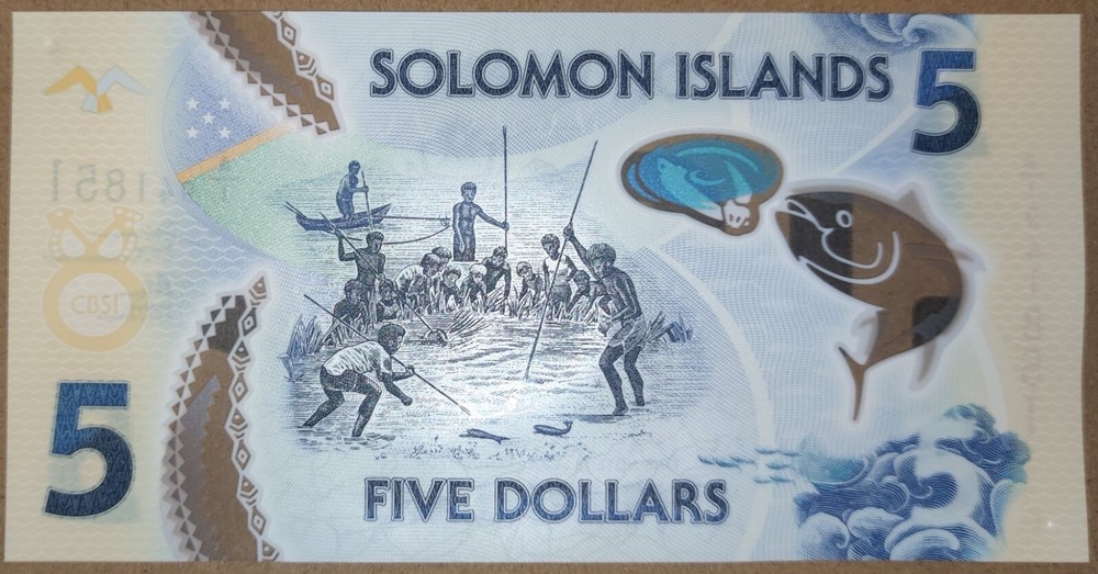 Solomon Islands 5 dollars 2019 UNC