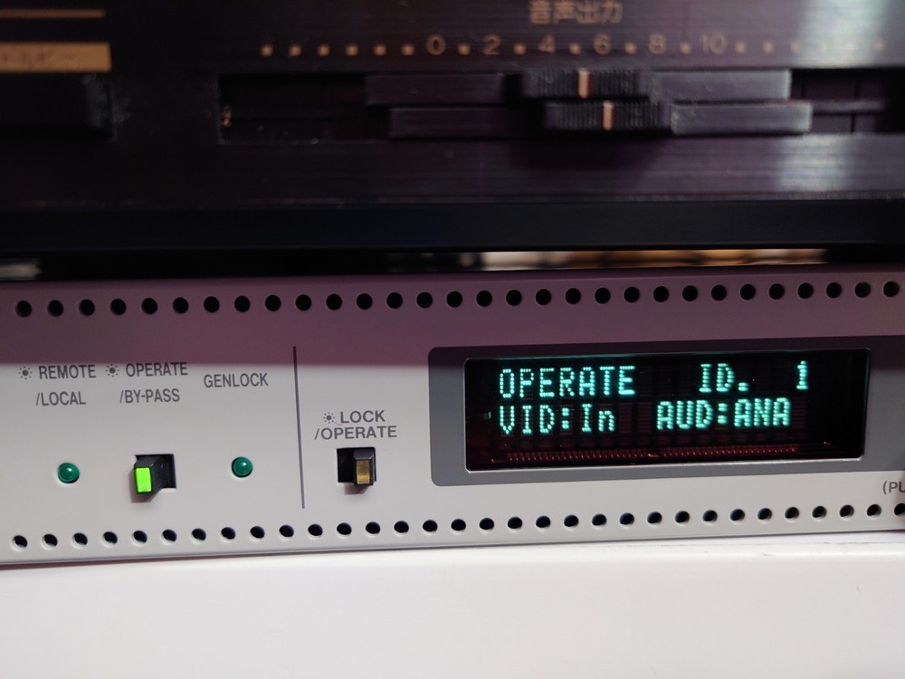 FOR.A FA-395A SD Time Base Corrector TBC Composite Component Audio SDI ~TESTED