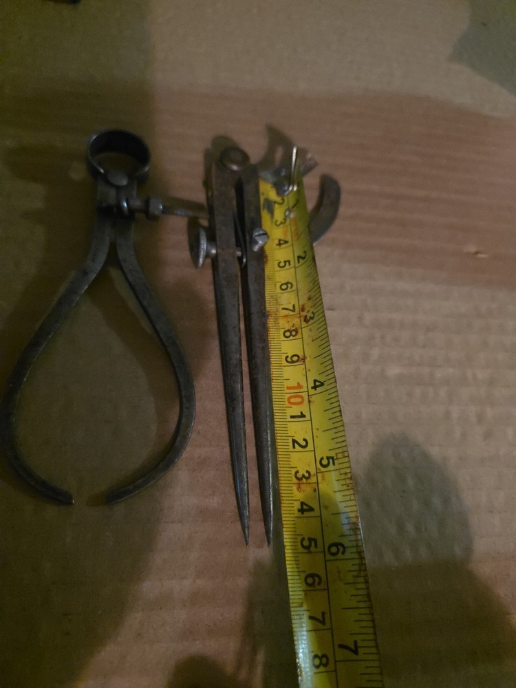 Vintage Starrett inside outside caliper set