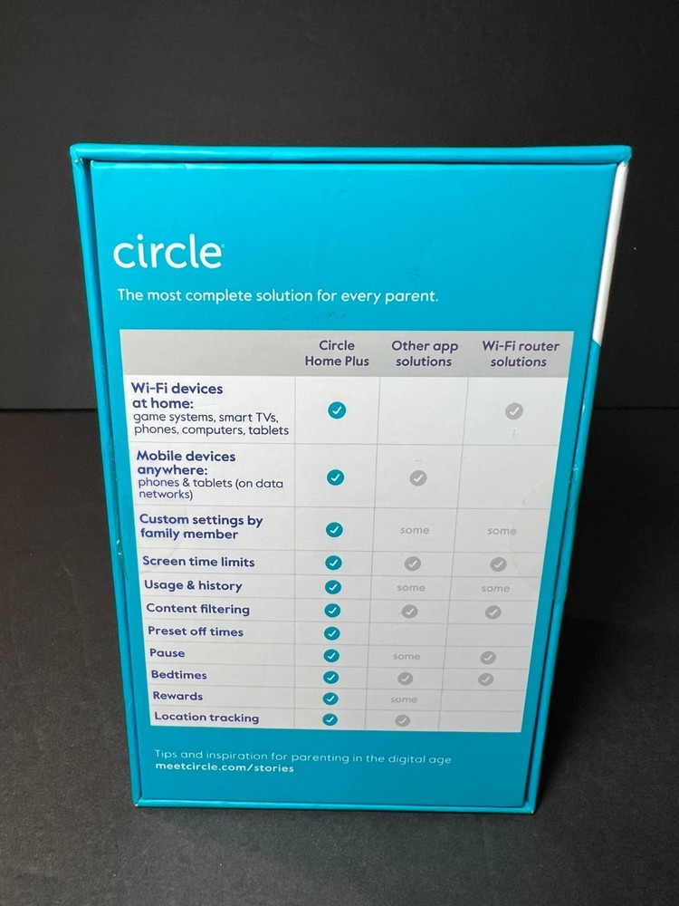 Circle CIR2001 Wireless Parental Controls Device White COMPLETE TESTED