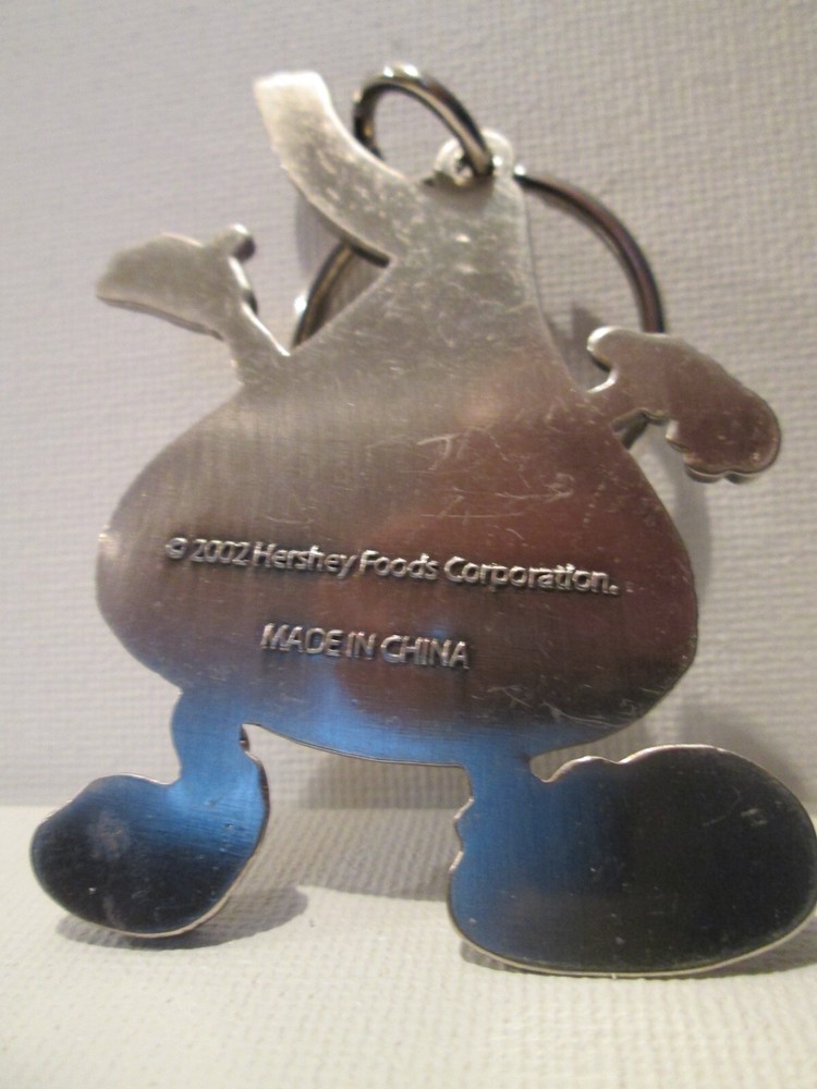 HERSHEY'S KISS METAL KEYCHAIN