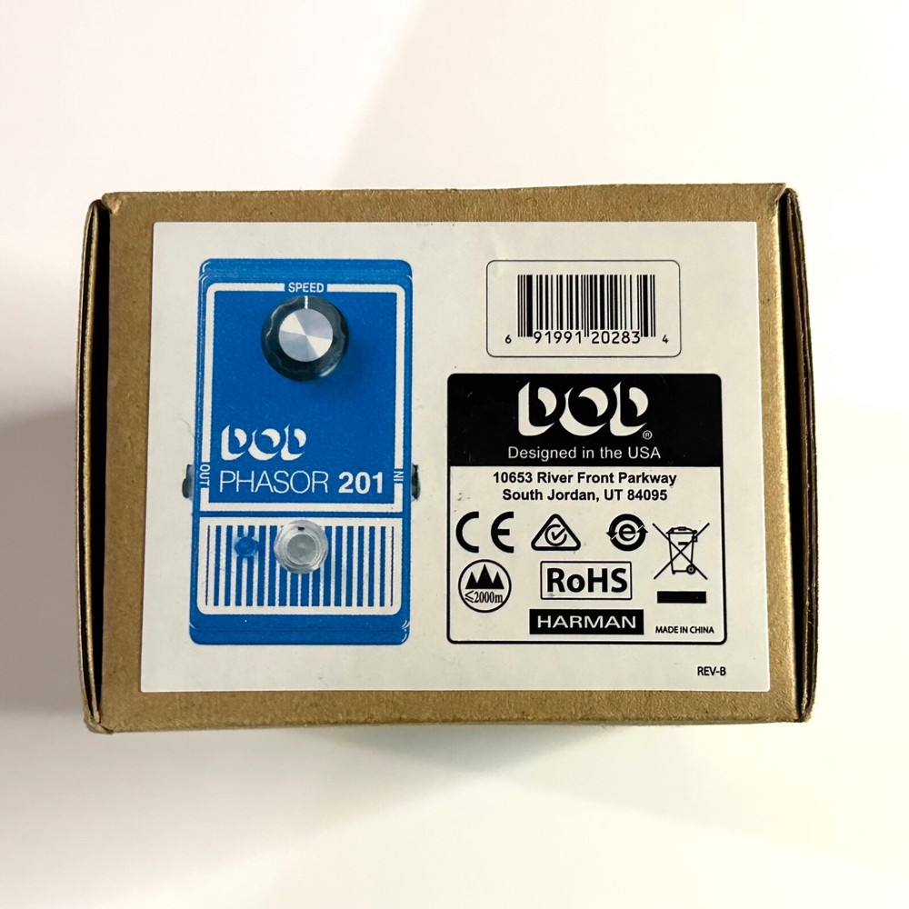 DOD (DigiTech) Phasor 201 Guitar Pedal (2013 reissue) **INCLUDES BOX + MORE**