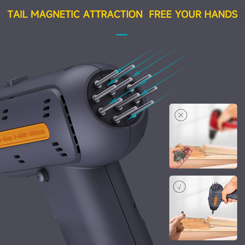 Power Tools Combo Kit With 12V Cordless Drill STACKABLE TOOL KIT R10