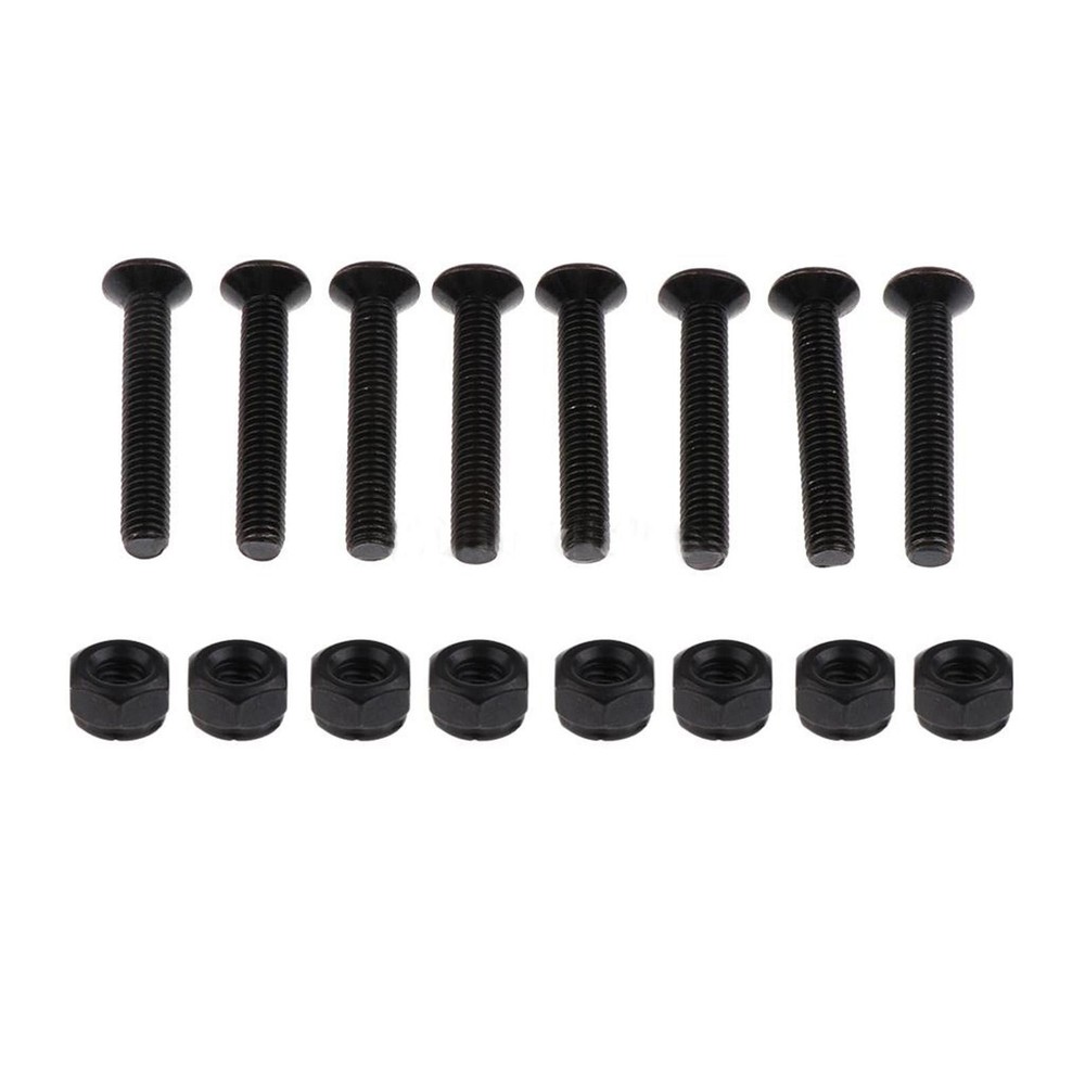 Skateboard Hardware Set Rubber Riser Pads, Mounting Screws