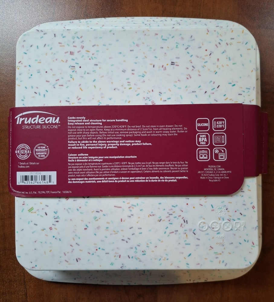 Trudeau Confetti Style Silicone Baking Set