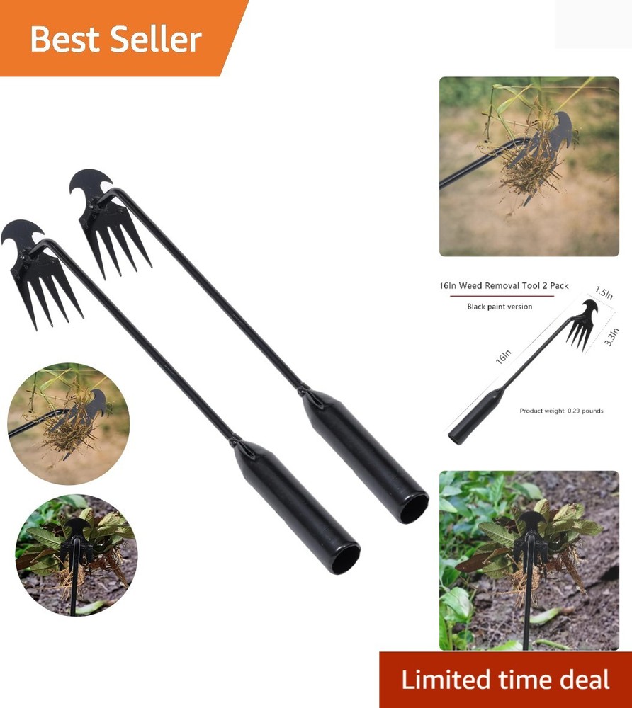 Weed Puller Tool Garden Weed Pulling Tool, Portable Garden Weeder Tool Uproot...