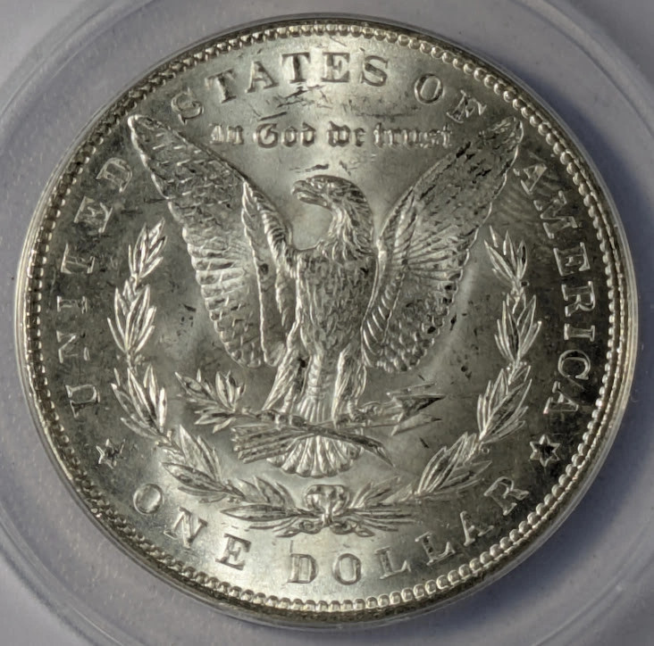 1899 Morgan Silver Dollar ANACS MS-62