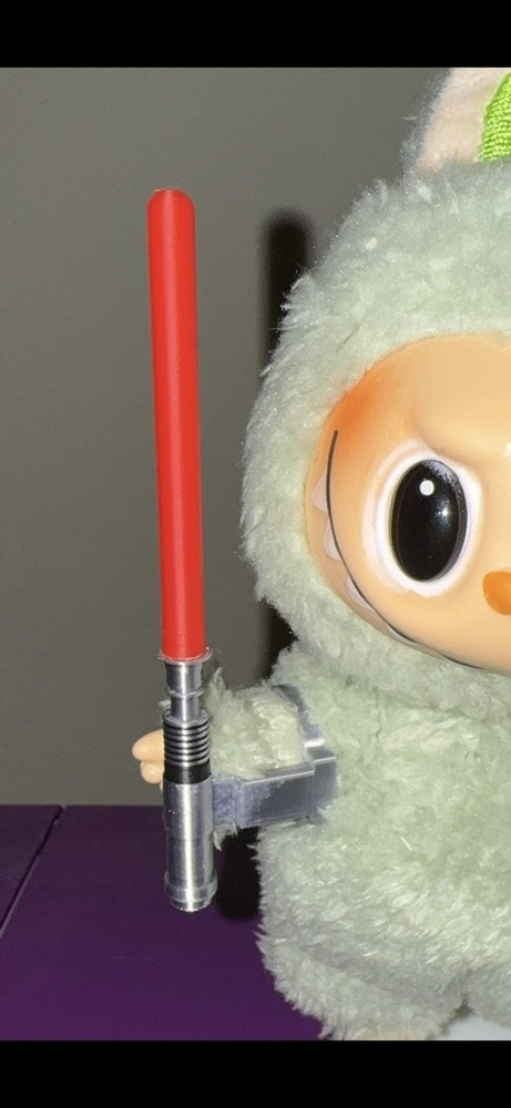 Labubu Red Lightsaber – 3D Printed Accessory
