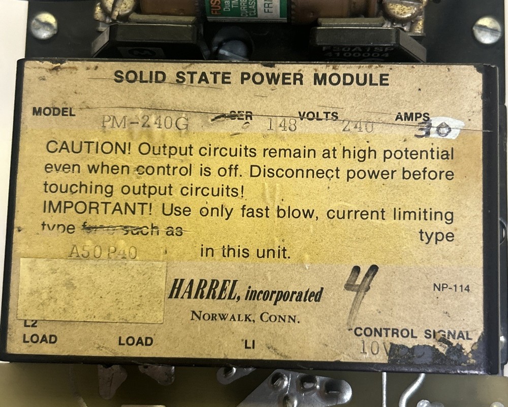 HARREL,PM-240G,SOLID STATE POWER MODULE