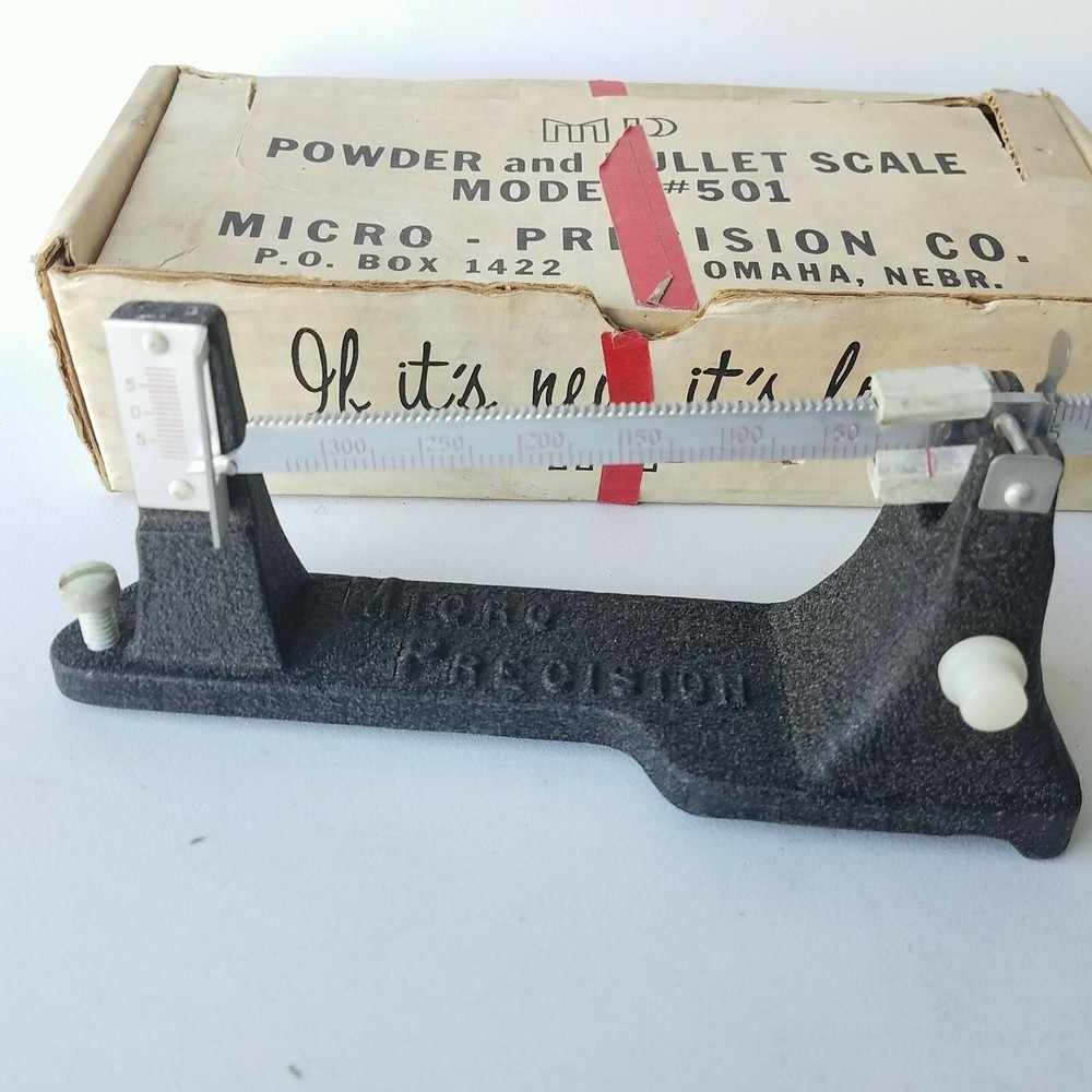 Micro-Precision Powder And Bullet Scale Model #501