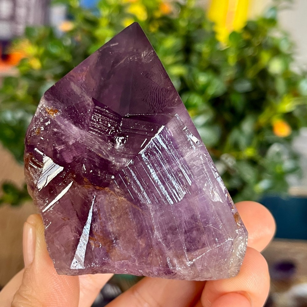 210g Natural Amethyst geode quartz clustercrystal specimen Healing