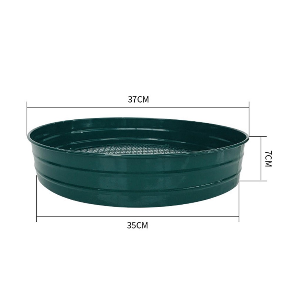 Garden Sieve Sifting Pan with 3 Mesh Differing Hole Sizes Hand Tools for