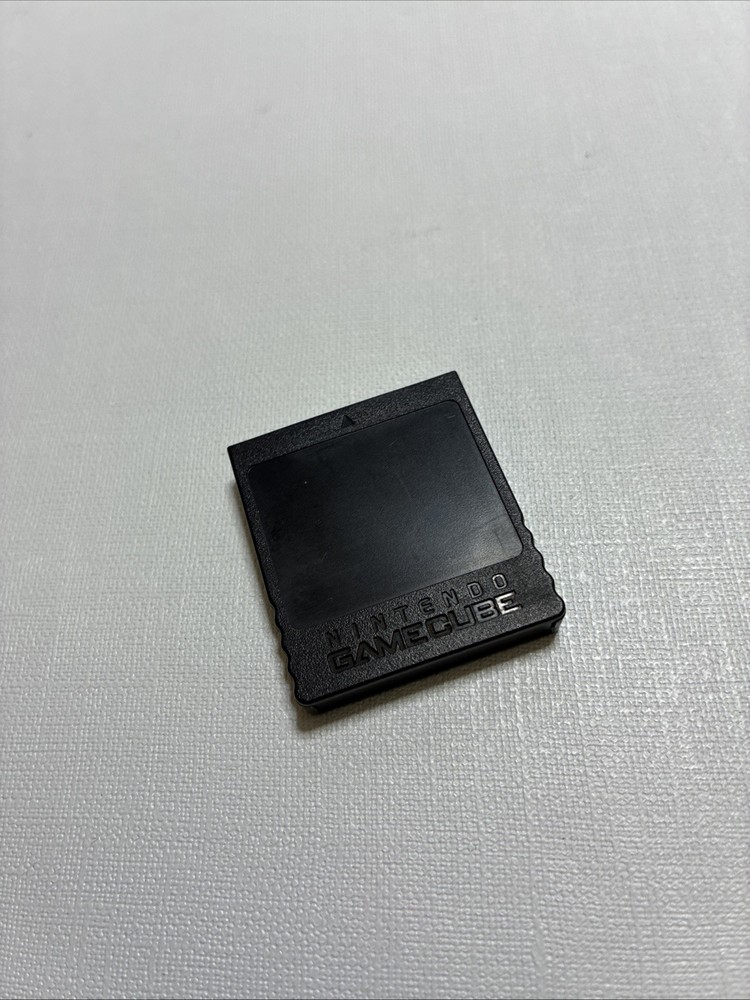 Original Nintendo Gamecube Memory Card 251 Black - DOL-014