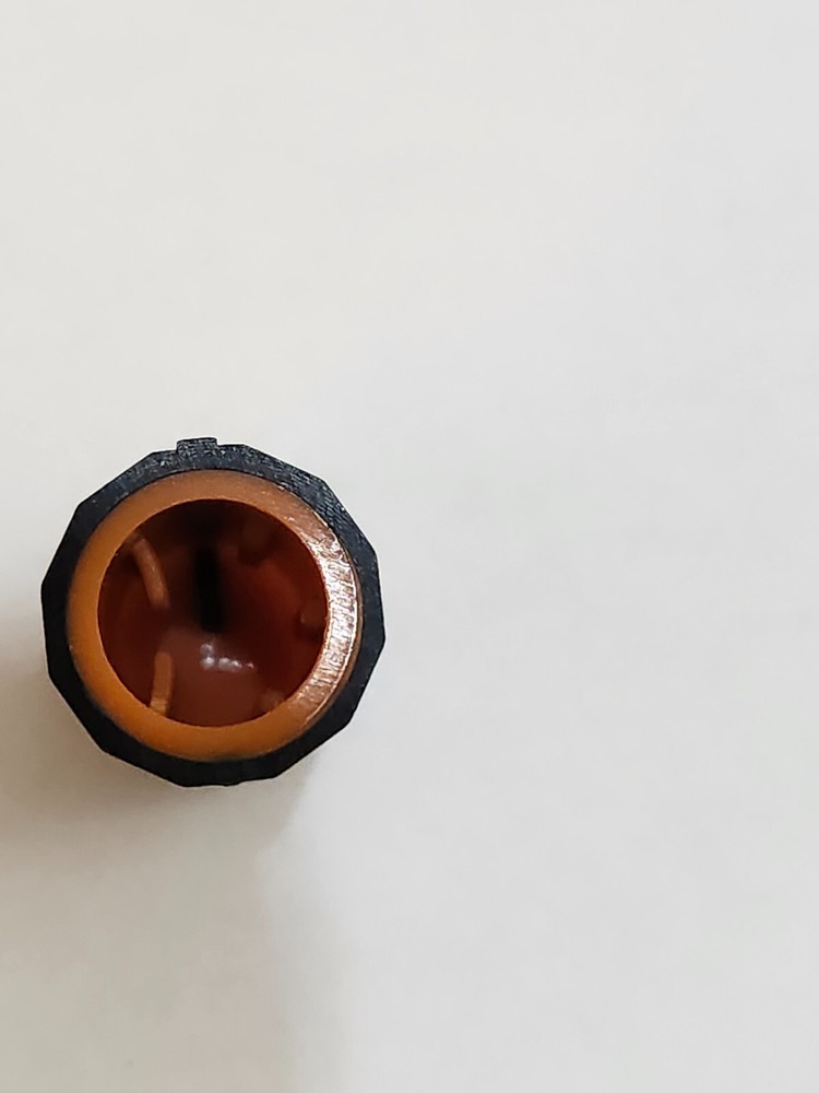 20 Pieces Plastic D Shaft Knobs Orange