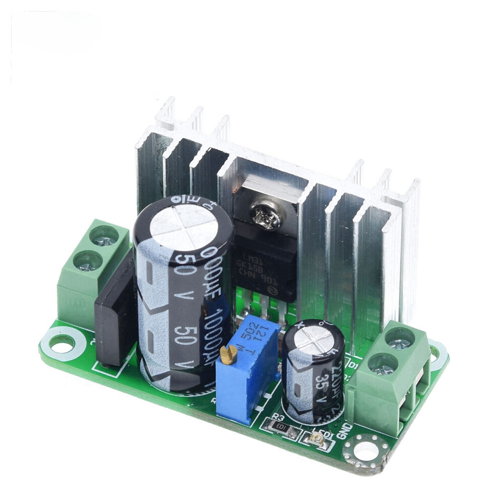 2Pcs LM317T DC-DC Adjustable Converter Module Buck Step Down Linear Regulator