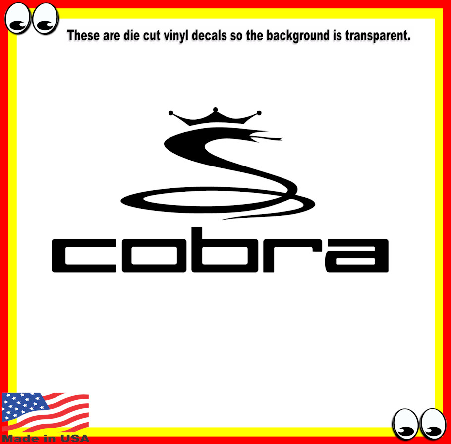 Cobra Golf Logo Vinyl Decal Sticker
