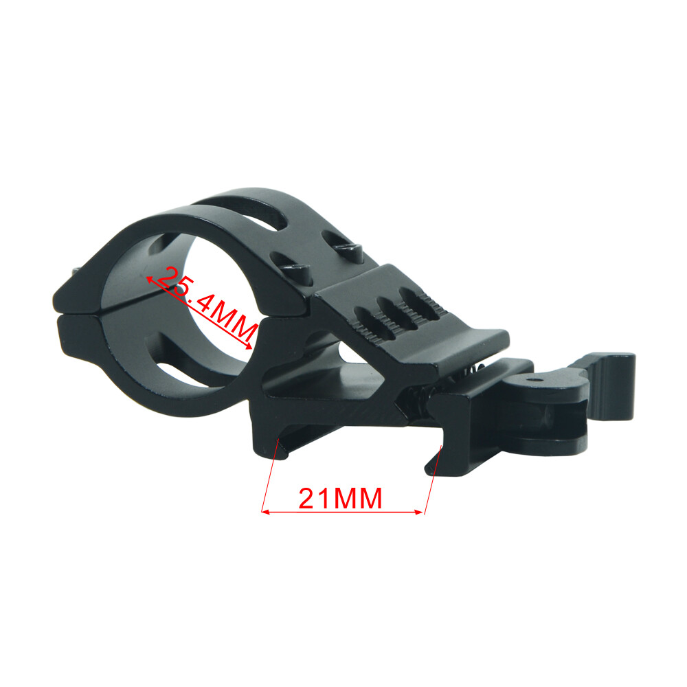 Flashlight 45Degree Side Mount Scope for workermod Rail