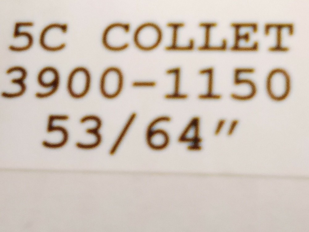 53/64" 5C Collet