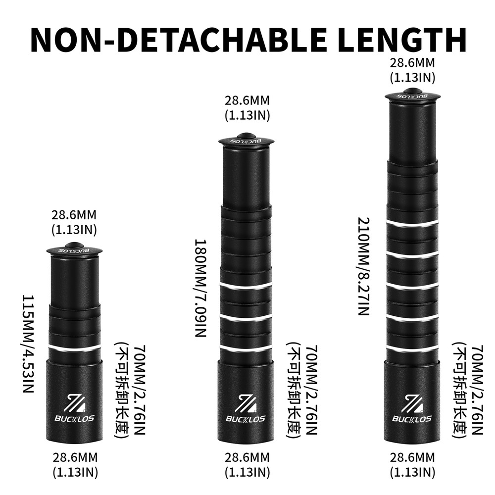 Mountain Bike Handlebar Front Fork Stem Riser Extender Extension Head Up Adaptor