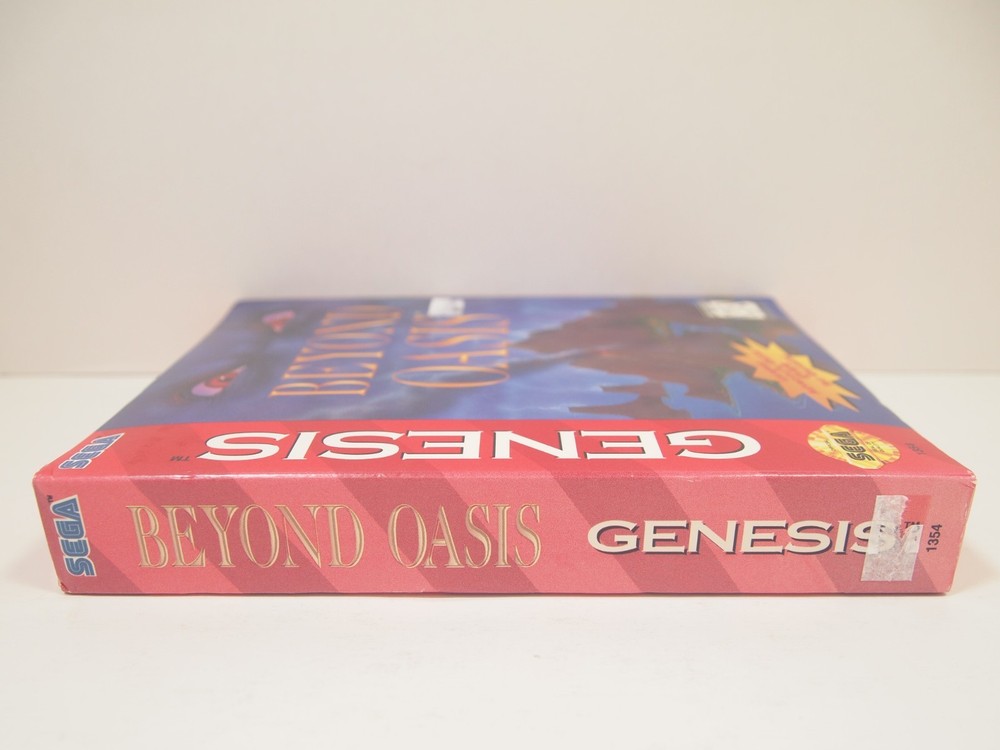 Beyond Oasis (SEGA Genesis) Authentic Cardboard BOX ONLY