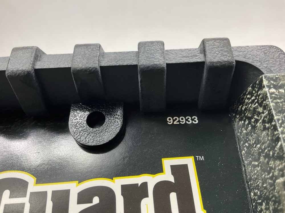 Custom Accessory 92933 Bumper Guard Rubber License Plate Frame Holder Protector