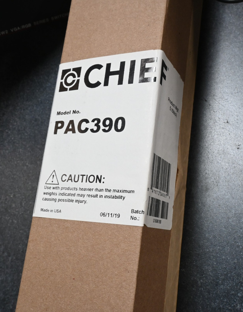 Chief PAC390 CUBE WALL ADAPTER FREE SHIPPING