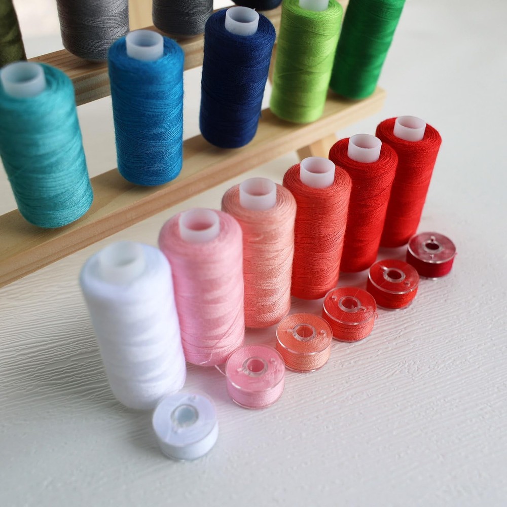 72 PCS Sewing Thread Assortment, 36 Color Thread for Sewing Machine with 36