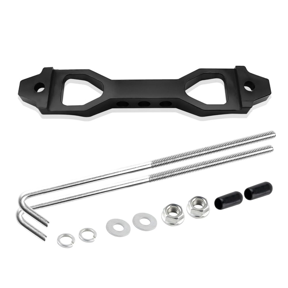 Heavy Duty Battery Hold Down Alloy Bracket Battery Tie Down Bracket J Hook Set