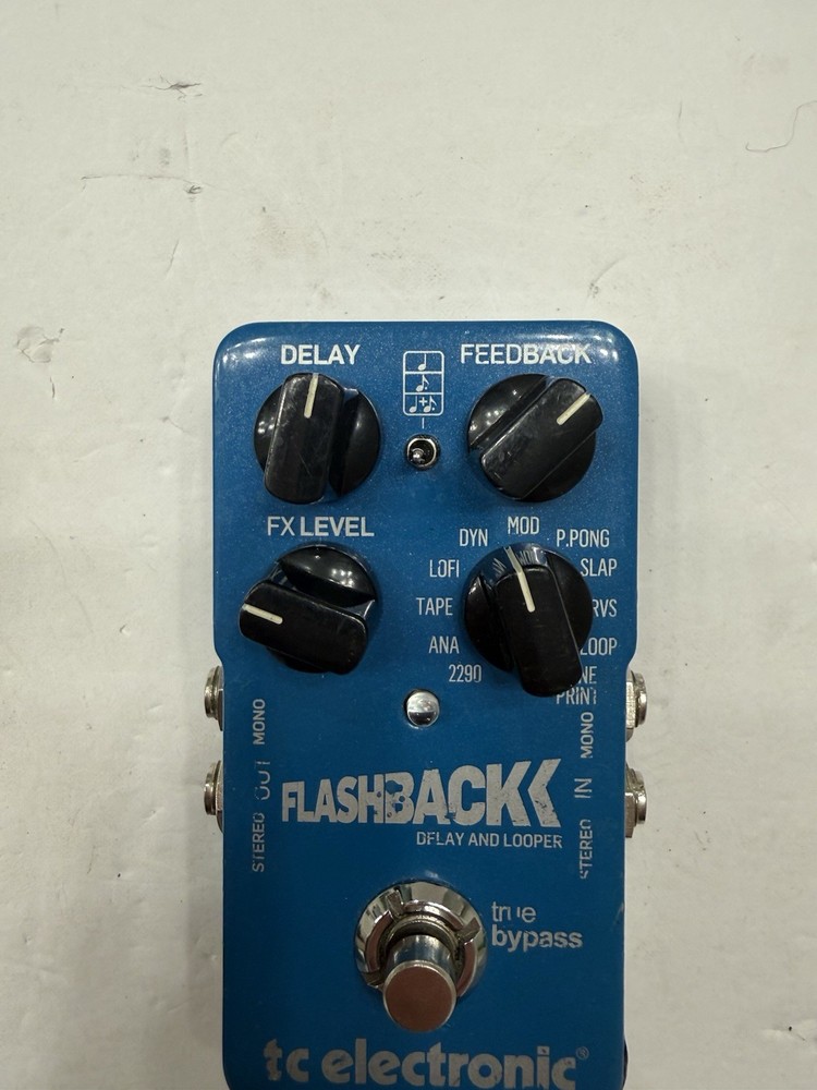 TC Electronic Flashback V1 Delay & Looper True Bypass Guitar Effect Pedal