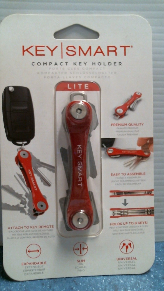 Key Smart Compact Key Holder RED   (00624)  FS