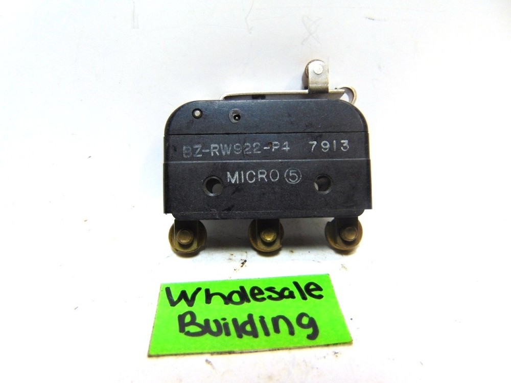 MICROSWITCH LIMIT SWITCH BZ-RW922-P4 10A 125 250 480VAC
