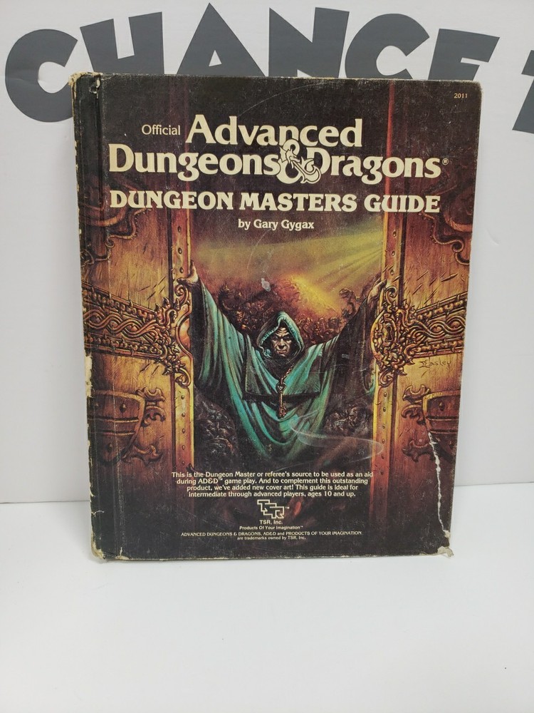 Advanced D & D Dungeon Masters Guide . VG 8th Printing. 2nd Edition. 1983