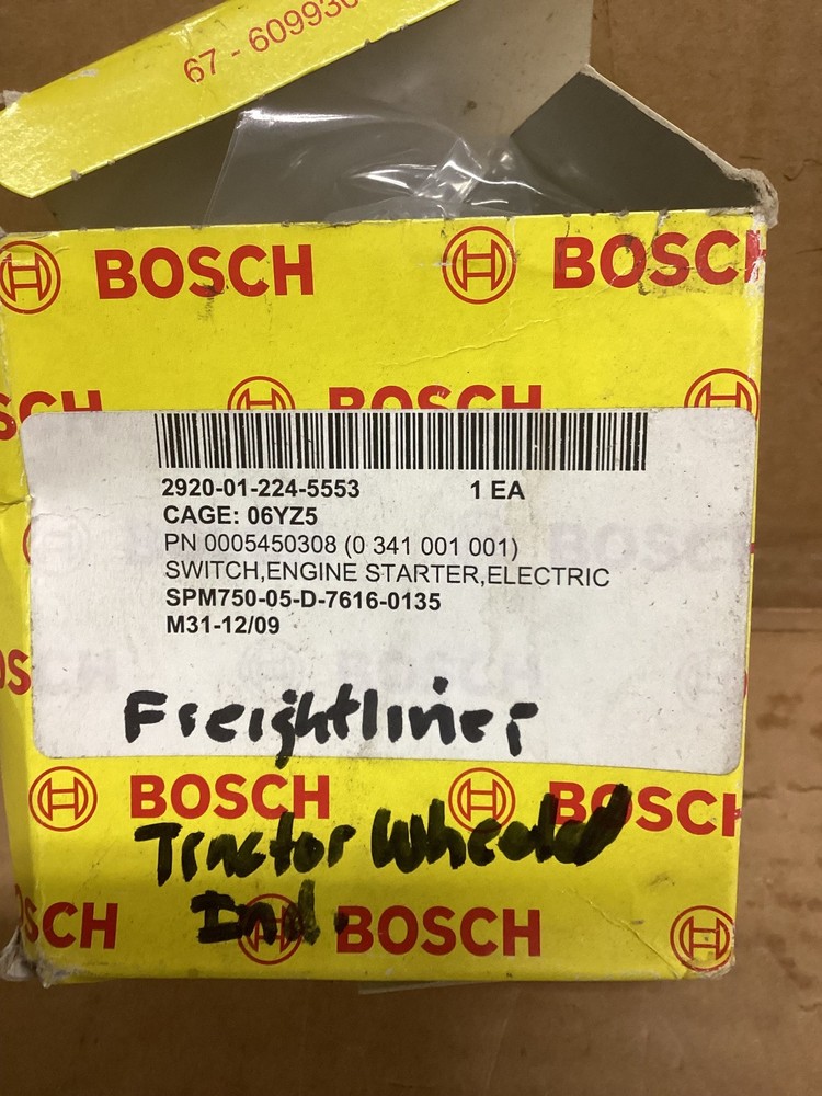 Switch, engine starter electric/Bosch pn#0005450308