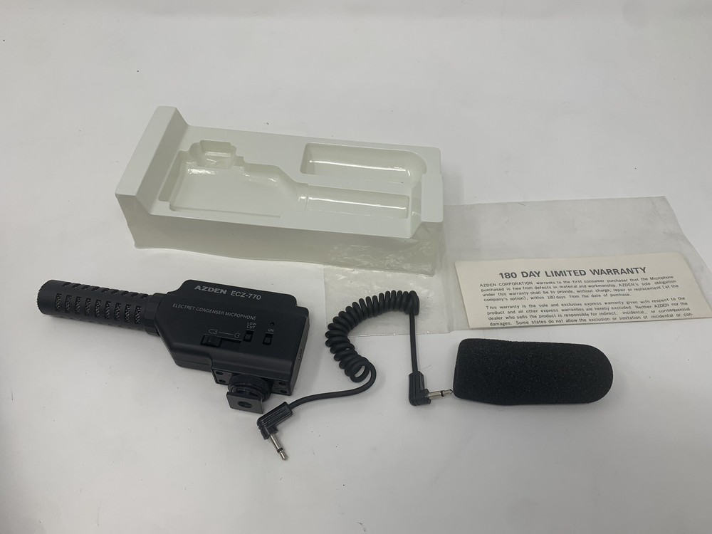 AZDEN ECZ-770 Mini Zoom Microphone for Camcorder
