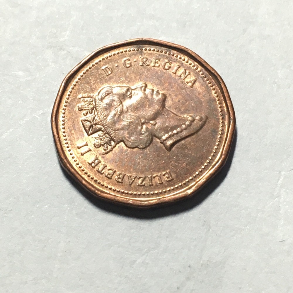 1992 CANADA ONE CENT COIN.
