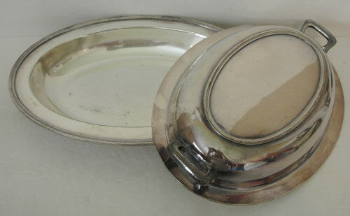 Poole Silver Co EPNS 1104 Buffet Covered Serving Dish Server Silverplated Plate
