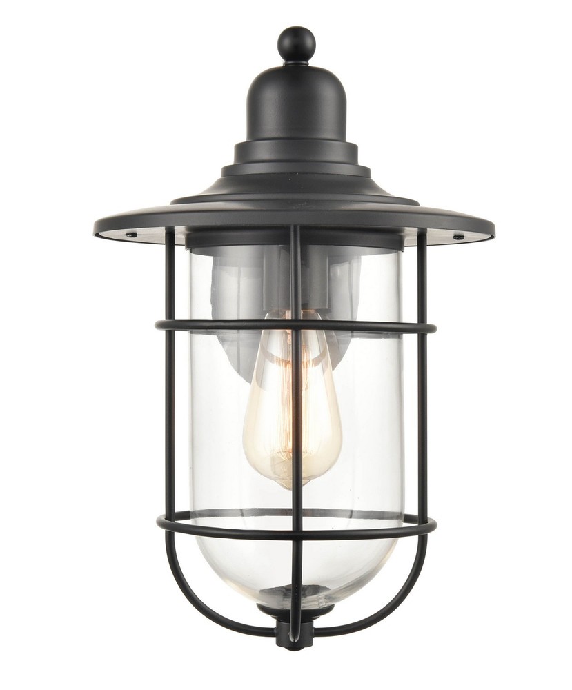 Millennium 9" Wall Lamp - Black 1-Light