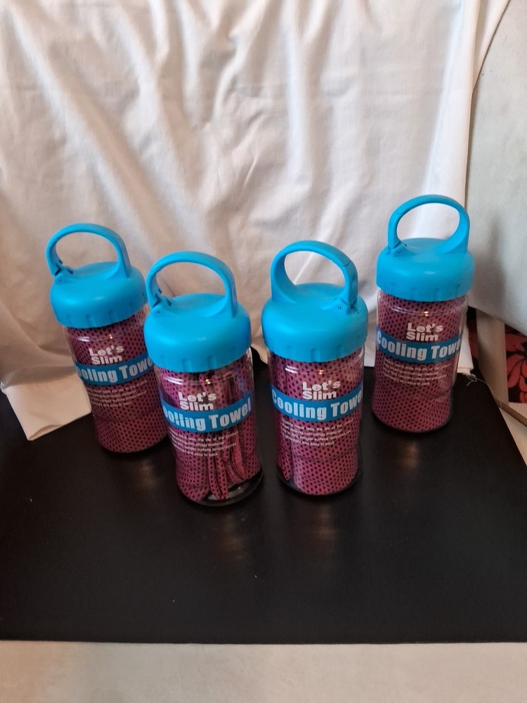 Let Slim CoolingTowel With Reuseable Cup