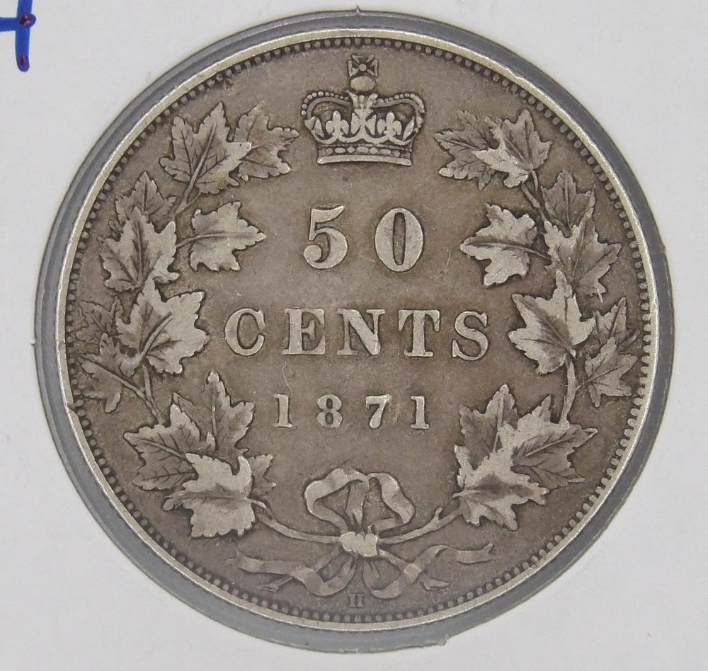 Canada 1871H 50 Cents