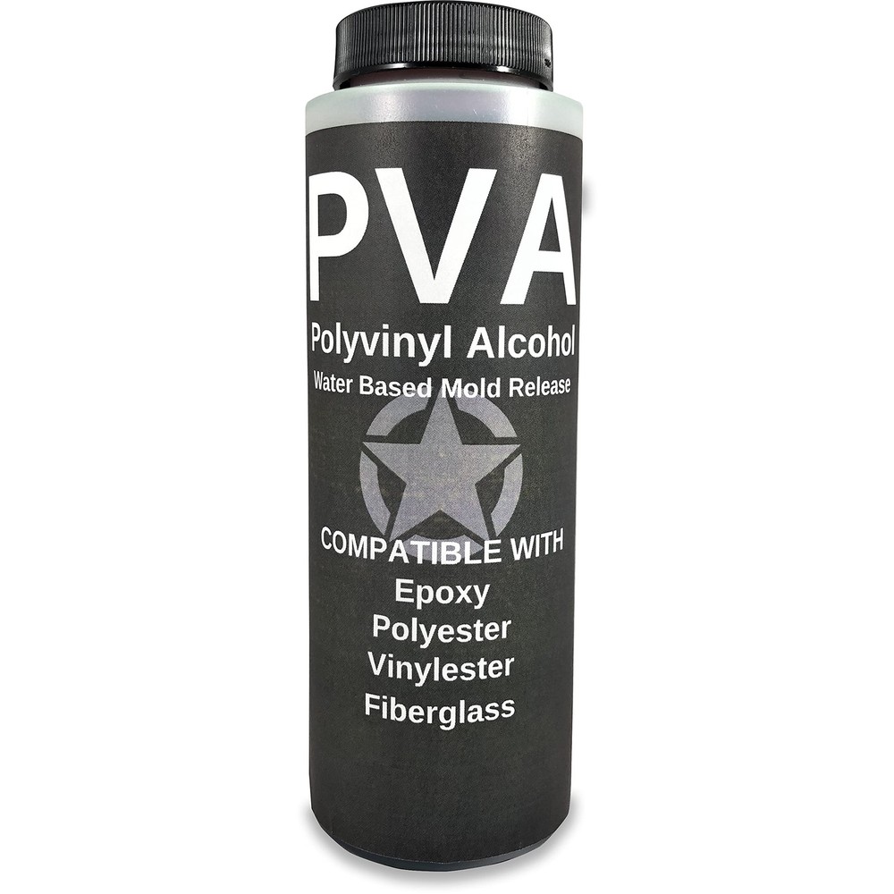 PVA Water Based Mould Release - Polyvinyl Alcohol Agent for Epoxy, Polyester,...