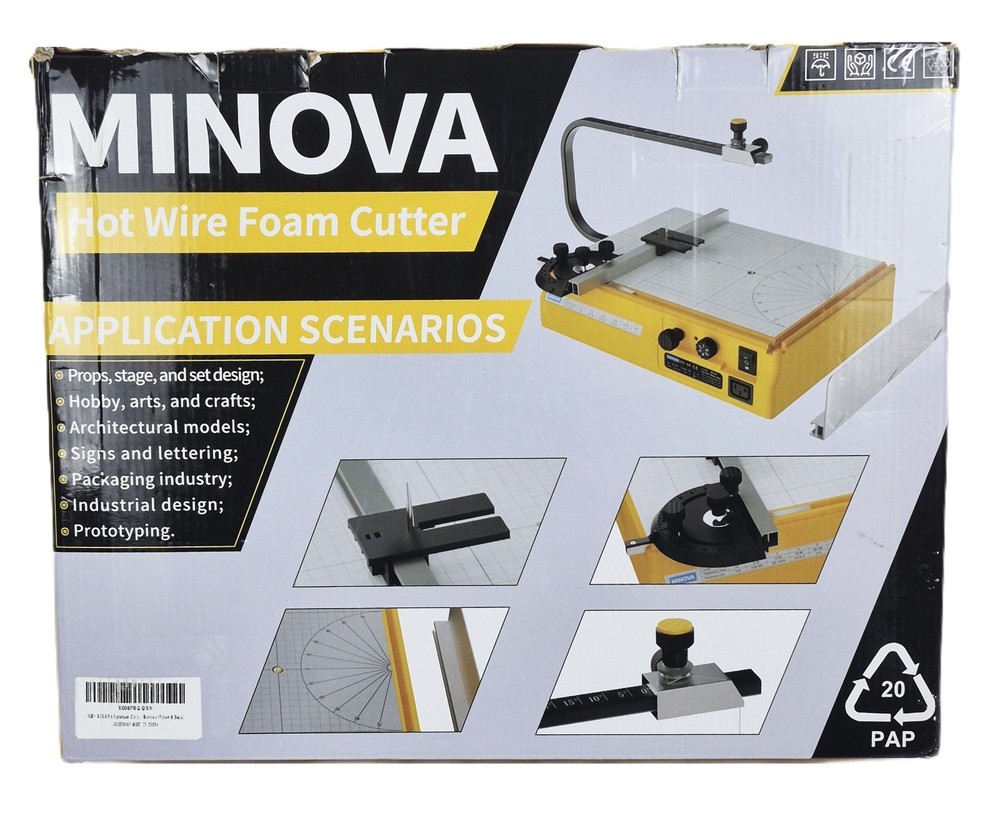 Hot Wire Foam Cutter Foam Cutting Worktable with Elevated Extension Rail