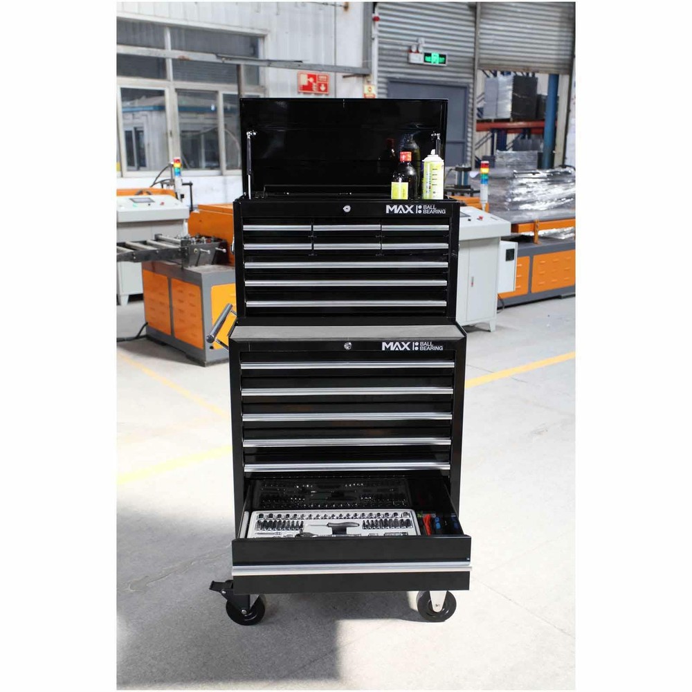 Professional 16 Drawer Combination Garage Tool Chest Roller Cabinet